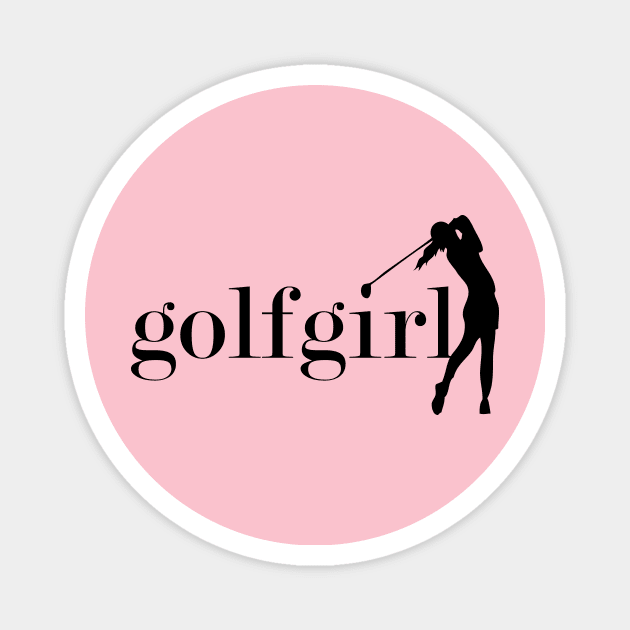 golf girl Magnet by yogacows